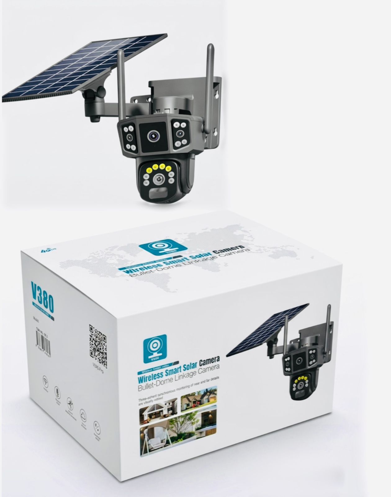 WhatsApp Image 2026-06-18 at 12.39.14 V380 4G LTE Dual-Lens Wireless Smart Solar PTZ Camera – Bullet-Dome Linkage
