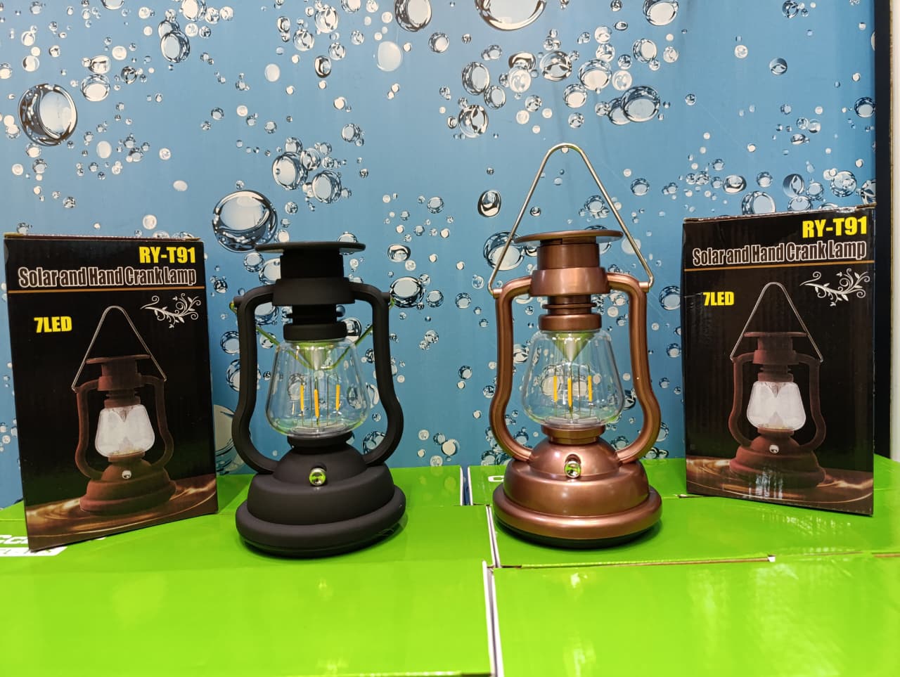 Vintage Multi-Power Rechargeable LED Emergency Lantern (RY-T91)